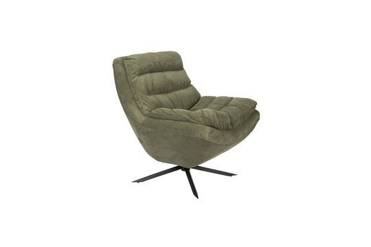 Groene stoffen fauteuil Vince Productfoto