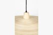 Miniatuur Grote beige rotan hanglamp Balance 6