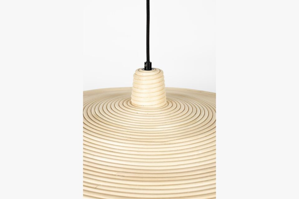 Grote beige rotan hanglamp Balance - 4