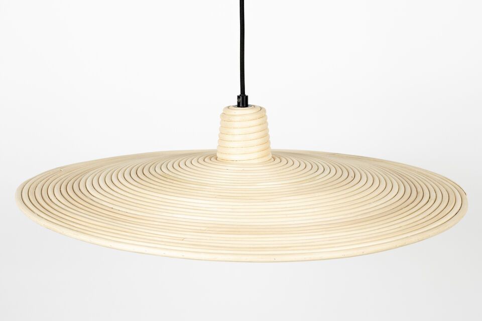 Grote beige rotan hanglamp Balance - 5