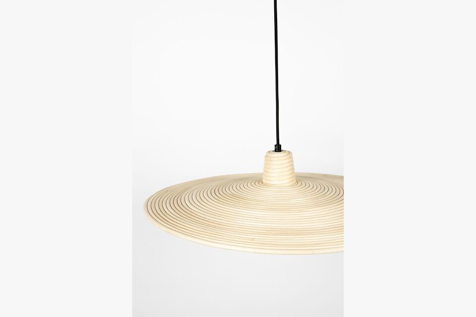 Grote beige rotan hanglamp Balance - 6