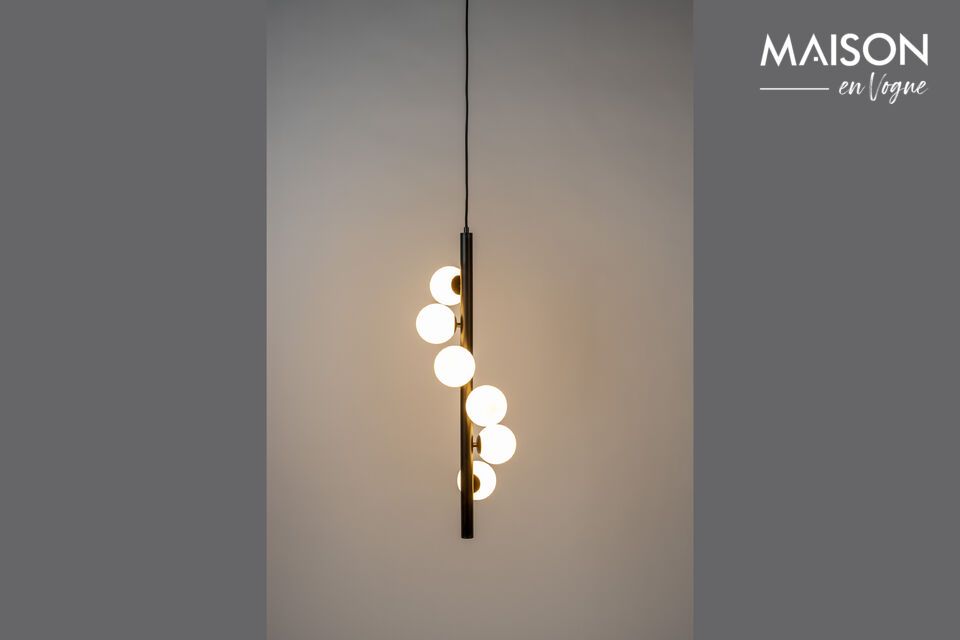 Hanglamp in wit metaal Monica White Label