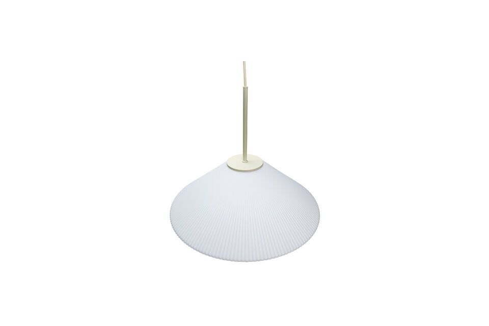 De Solid hanglamp van zandglas verlicht je ruimte met elegantie en subtiliteit