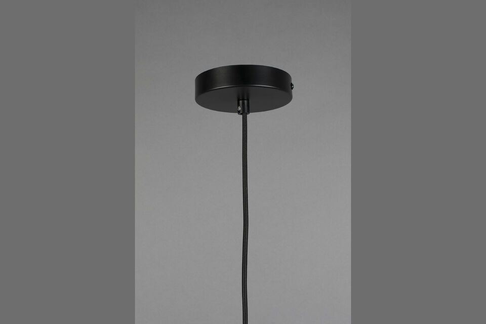 Hanglamp zwart ijzer Hyacint - 5