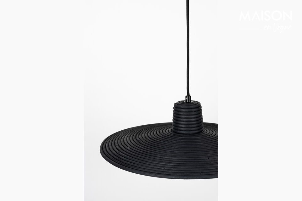 Hanglamp zwart rotan Balance - 3