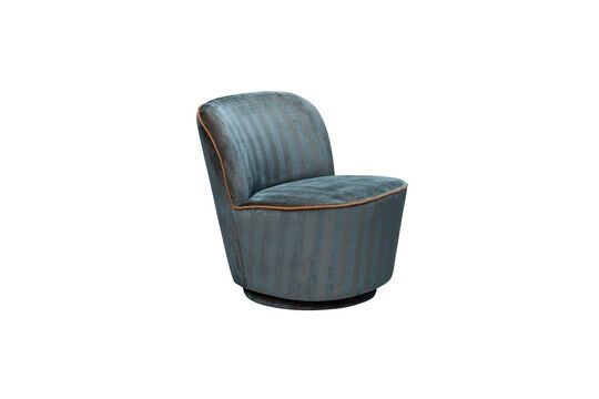 Hyde blauwe polyester fauteuil Productfoto