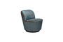 Miniatuur Hyde blauwe polyester fauteuil Productfoto