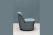 Miniatuur Hyde blauwe polyester fauteuil 4