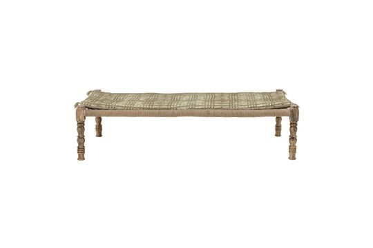 Kastanje mango houten chaise longue Paloma Productfoto