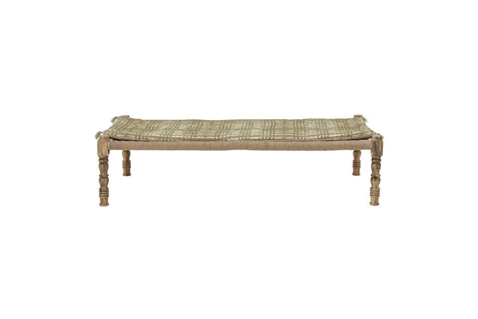 Kastanje mango houten chaise longue Paloma Bloomingville