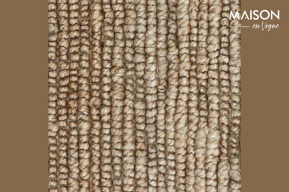 Ontdek natuurlijke schoonheid en eco-verantwoorde eenvoud met ons Kathu Small Light Jute Vloerkleed