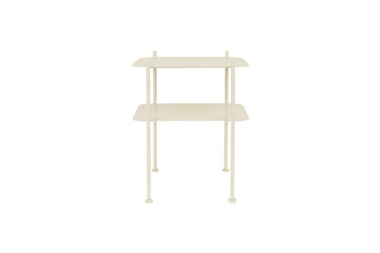 Kleine beige ijzeren console River Productfoto