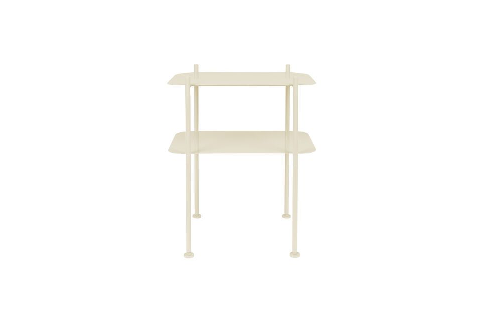 Kleine beige ijzeren console River Zuiver