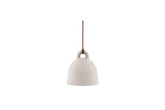 Kleine beige metalen ophanging XS Bell