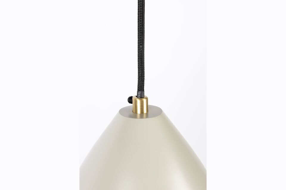 Kleine hanger in beige aluminium Aysa - 2