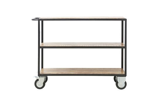 Kleine lichthouten trolley Zwart Productfoto