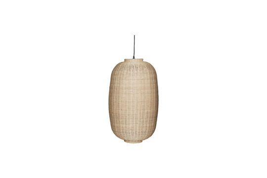 Lamp zwart rotan ovaal Chand Productfoto