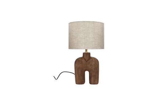 Lampedusa bruin houten lamp Productfoto