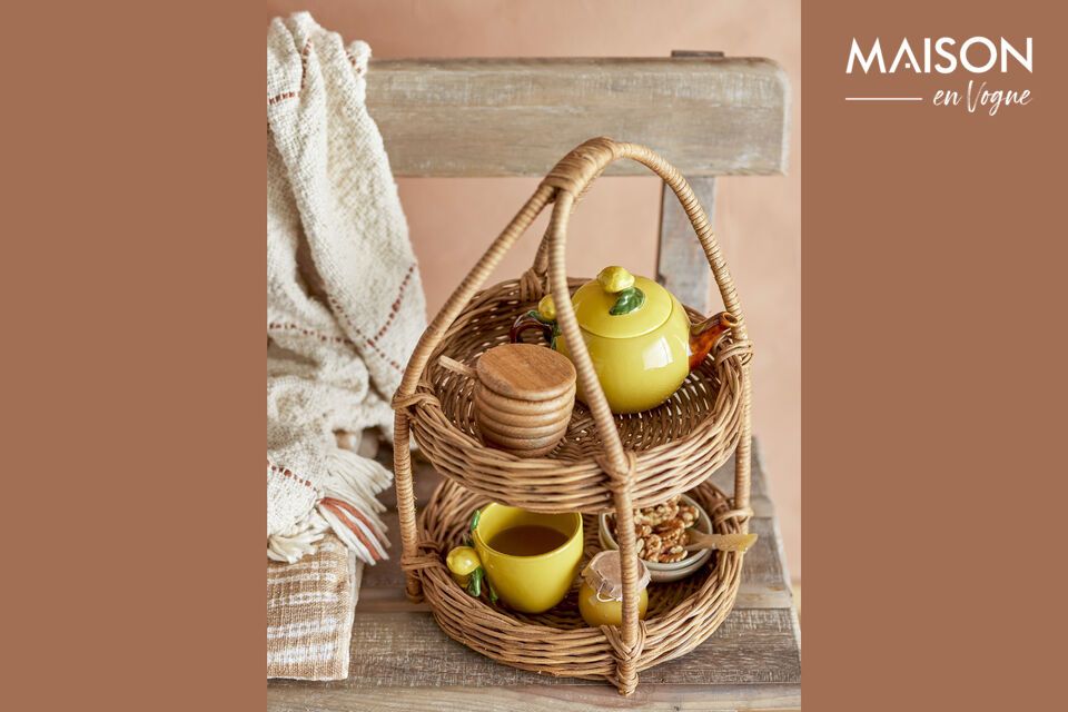 Ontdek de Limone gele stoneware theepot, een functioneel en elegant accessoire voor je keuken