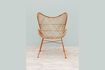 Miniatuur Mandarijn beige rotan fauteuil 3