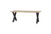 Miniatuur Massief eiken tafel Tablo beige 1