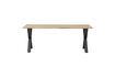 Miniatuur Massief eiken tafel Tablo beige 2