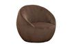 Miniatuur Moka bruin polyester fauteuil 6