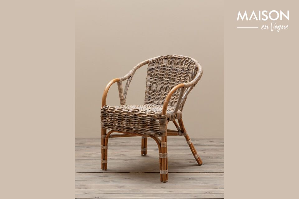 Moorea beige rotan stoel Chehoma