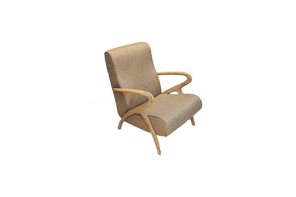 Robuuste elegantie en comfort in taupe eik.