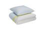 Miniatuur Multicoloured katoenen Block sprei 60x200cm Productfoto