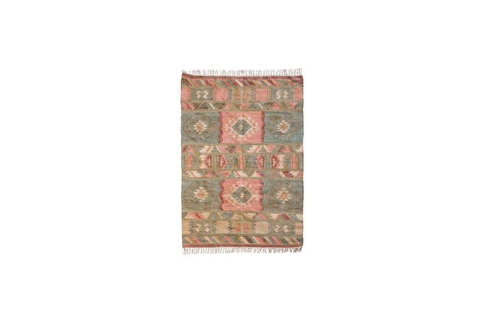 Multicoloured katoenen vloerkleed 160x230 Patchwork Chehoma