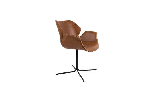 Nikki-fauteuil helemaal bruin