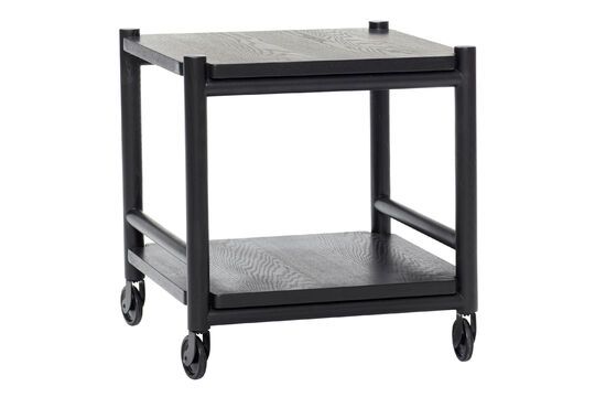 Norm zwart eikenhouten trolley Productfoto