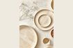 Miniatuur Nougat beige porseleinen dinerbord 2