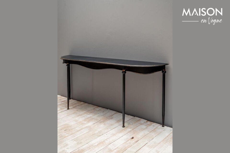 Orleans zwart metalen console Chehoma