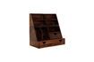 Miniatuur Oswald donkerhouten bureau-organizer 5