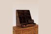 Miniatuur Oswald donkerhouten bureau-organizer 3