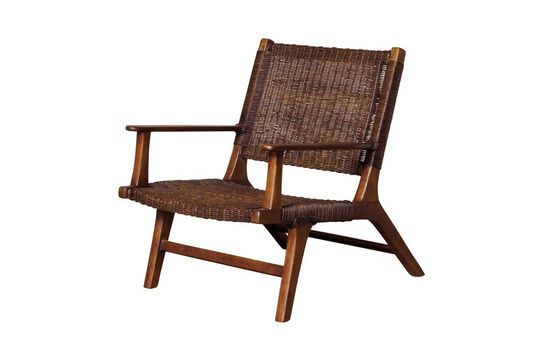 Otis bruine rotan fauteuil Productfoto