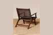 Miniatuur Otis bruine rotan fauteuil 5