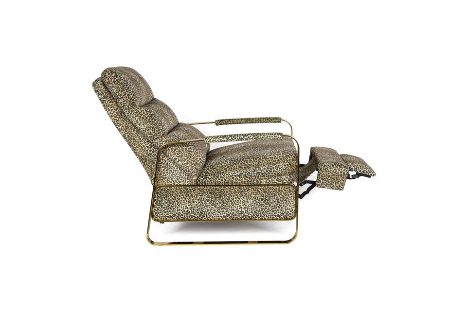 Panther fauteuil in veelkleurige stof - 18