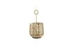 Miniatuur Pavert beige jute bestekmand 1