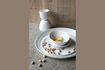 Miniatuur Porcelino Wit brood en boter bord 4