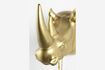 Miniatuur Rhino goud hars wandlamp 6