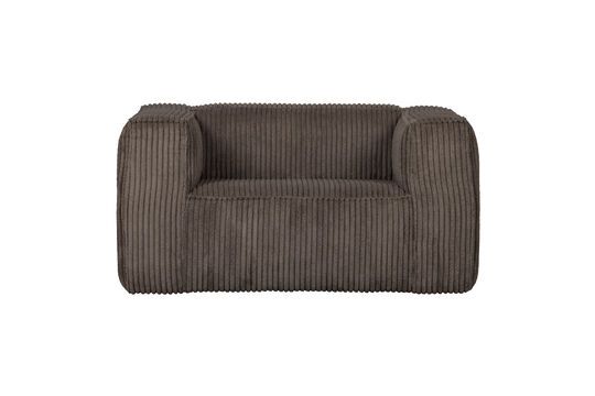 Ribcord fauteuil bruin Bean Productfoto