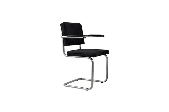 Ridge Rib Zwart fauteuil