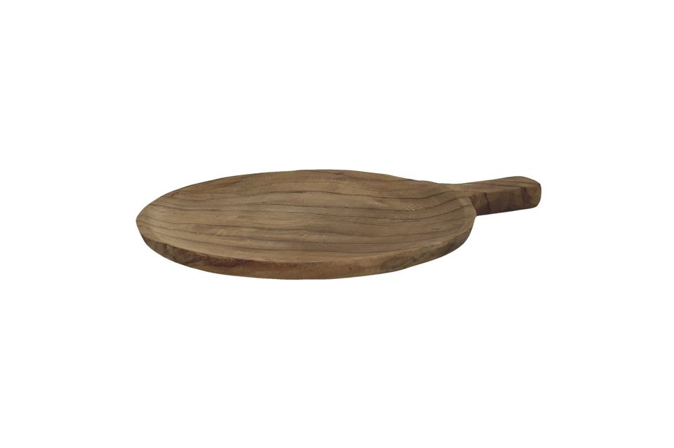 Ronde houten plaat met Algarve handvat Pomax 43cm Maison en Vogue