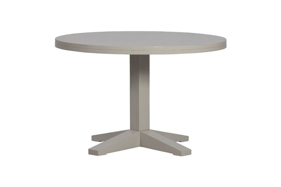 Ronde tafel in wit mangohout Dek Vtwonen