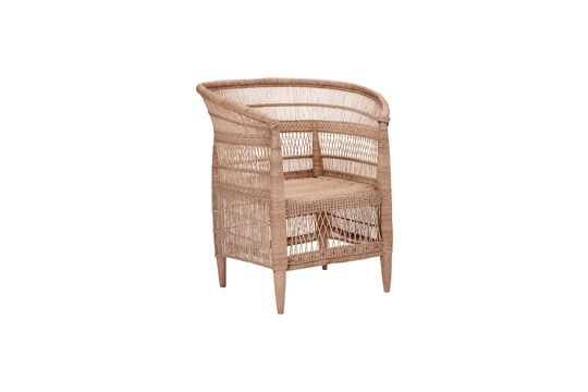 Rotan fauteuil Rika licht Productfoto