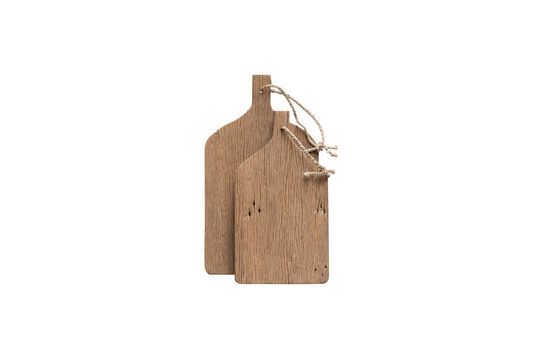 Rustiek taupe houten blad Productfoto