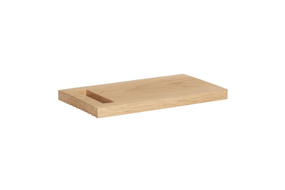 Voeg een vleugje stijl toe aan je keuken met de set van 2 Alley snijplanken in licht eikenhout